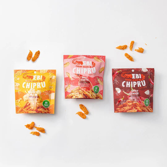 エビチップる【しお・チーズ・スパイシー】